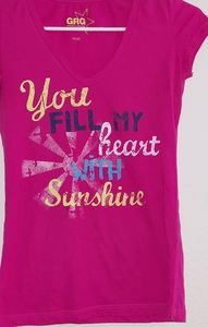 Garage Cotton V neck T-shirt